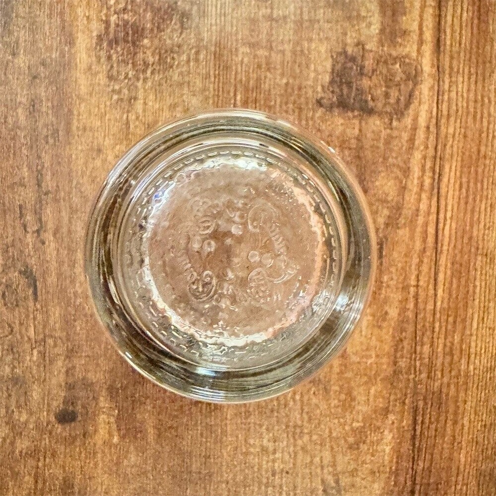 Crown Royal Embossed Rocks Glass Lowball Tumbler Clear Heavy Base - Picture 6 of 6